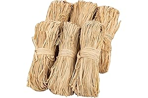 300g Natural Raffia Ribbon for Crafts Decorations