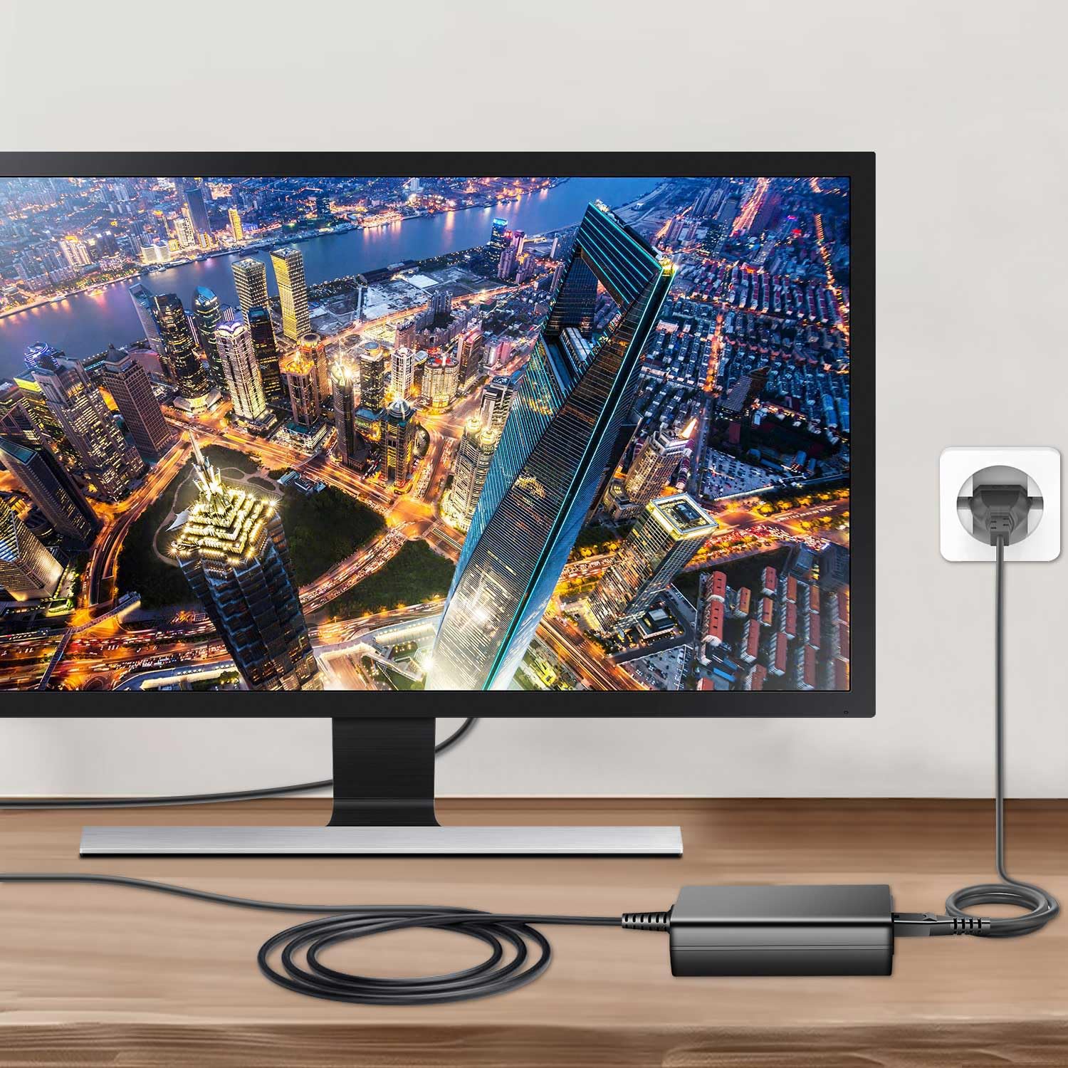 HKY 14V Alimentatore per Samsung TV Monitor U28E590D S27D390H C27F390FHU S24B150BL C24F396FHU S22D300HY S22C300H SyncMaster LCD LED TFT Monitor S27A950D S23A950D 770 760V 1501MP Caricatore Adattatore