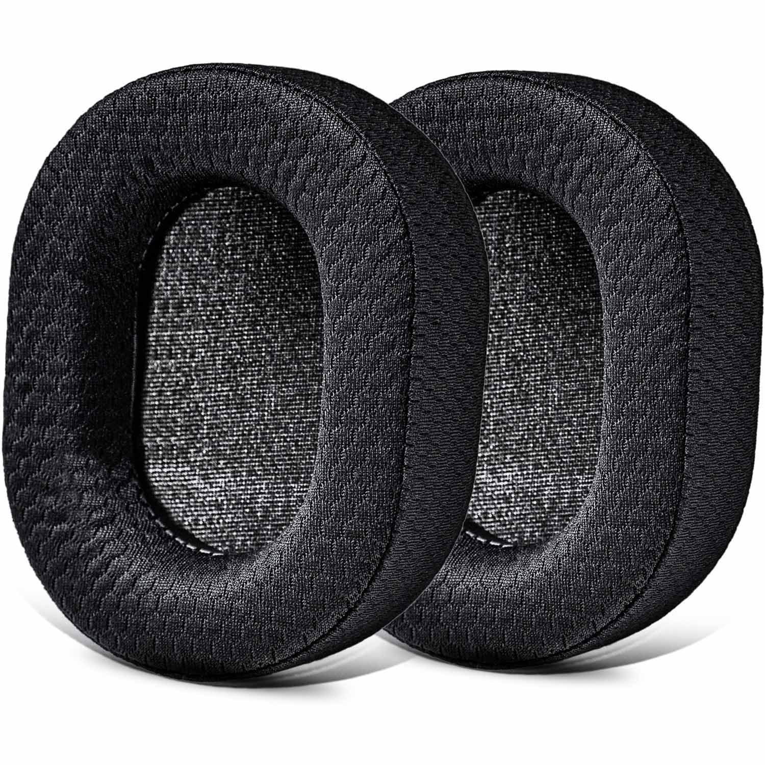 TRANSTEK Replacement Earpads Ear Cushion Compatible with Jabra Elite 85h I Thicker Memory Foam (Breathable Mesh)