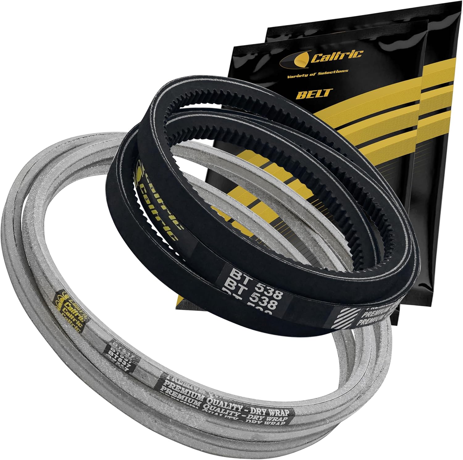 Caltric 07200028 60" Deck Belts Compatible with Ariens 2660 HD Zoom / 991065 991074 991075 991086 991087 Max Zoom