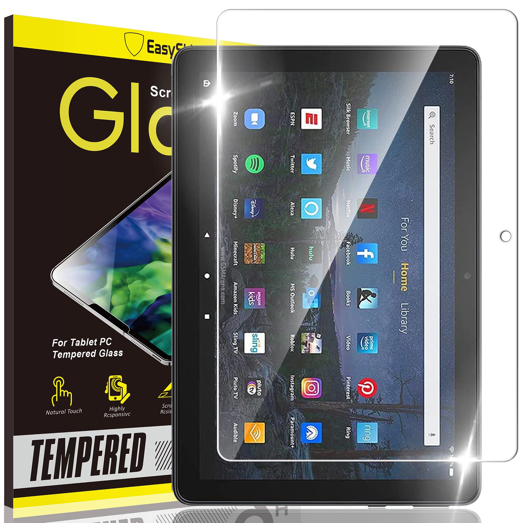 Amazon.co.jp: 【1枚セット】Fire HD 10 2021 第11世代 用の ガラス 