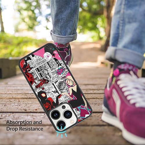 Miniatura 5 de Spider-s - Funda de silicona para iPhone 1212 Pro, ultra a prueba de golpes, protección divertida, bonita funda de teléfono de películas de anime