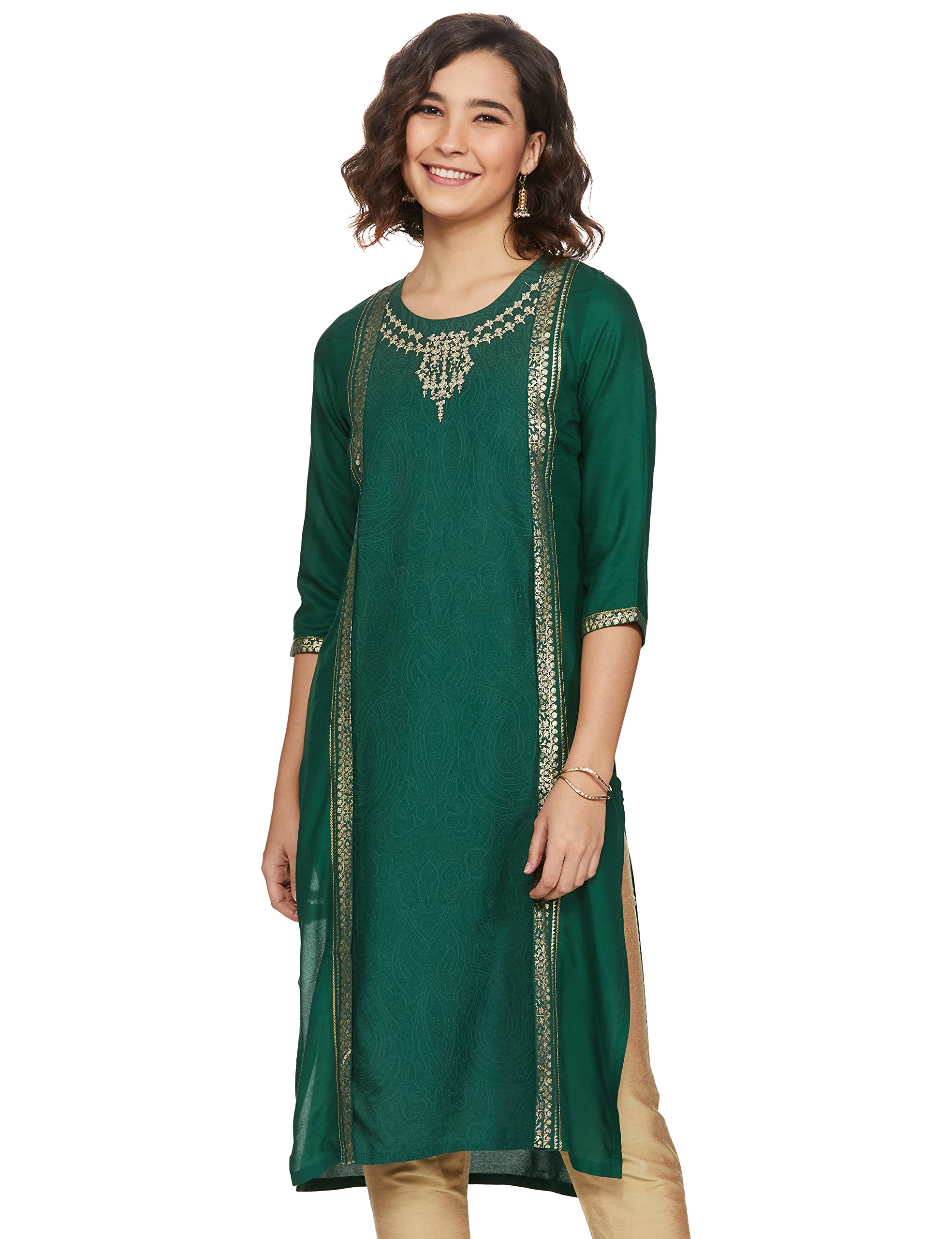 W for WomanRayon Regular Kurta
