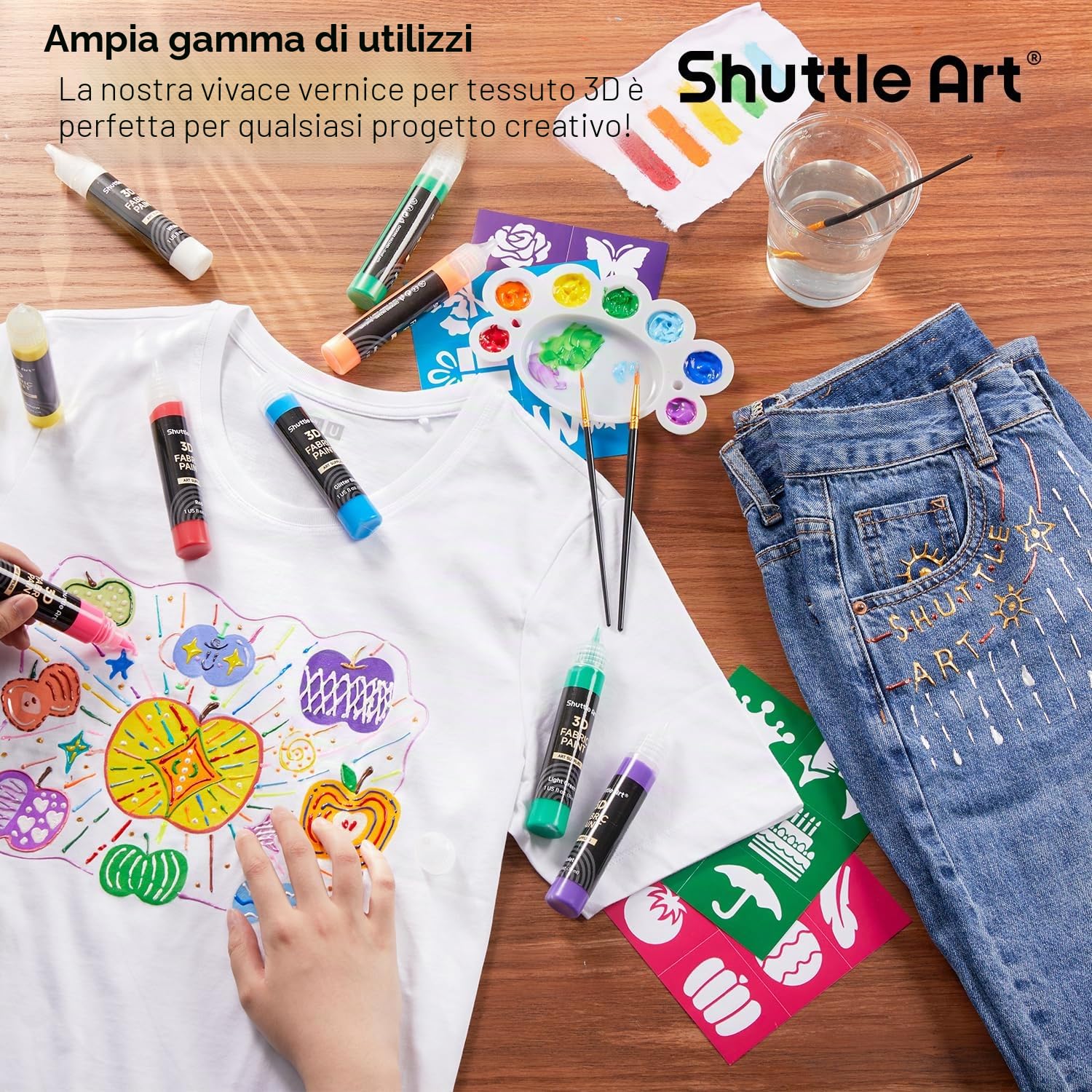 Shuttle Art 66 colori tessili lavabili