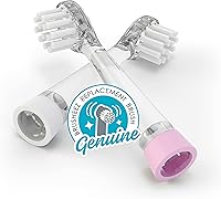 Vista 6 de Brusheez Little 2-Pack de cabezales de cepillo de repuesto, cabezales de cepillo eléctrico seguros y suaves para niños de 1 a 3 años de edad