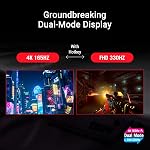 ASUS ROG Strix 32” 4K OLED Gaming Monitor (XG32UCWG) - TrueBlack Glossy OLED, Dual Mode (4K@165Hz, FHD@330Hz), 0.03ms, G-SYNC Compatible, Neo Proximity Sensor, AutoKVM, USB-C, HDMI 2.1, 3 yr Warranty