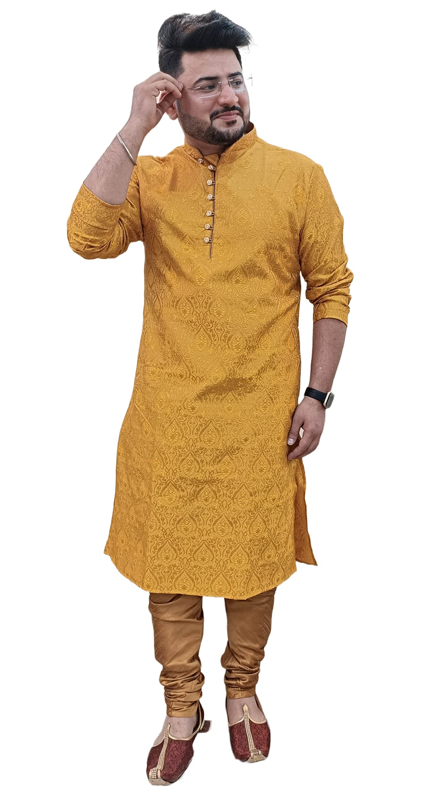 26 i Men Ethnic Kurta and Churidar Set-picture-39