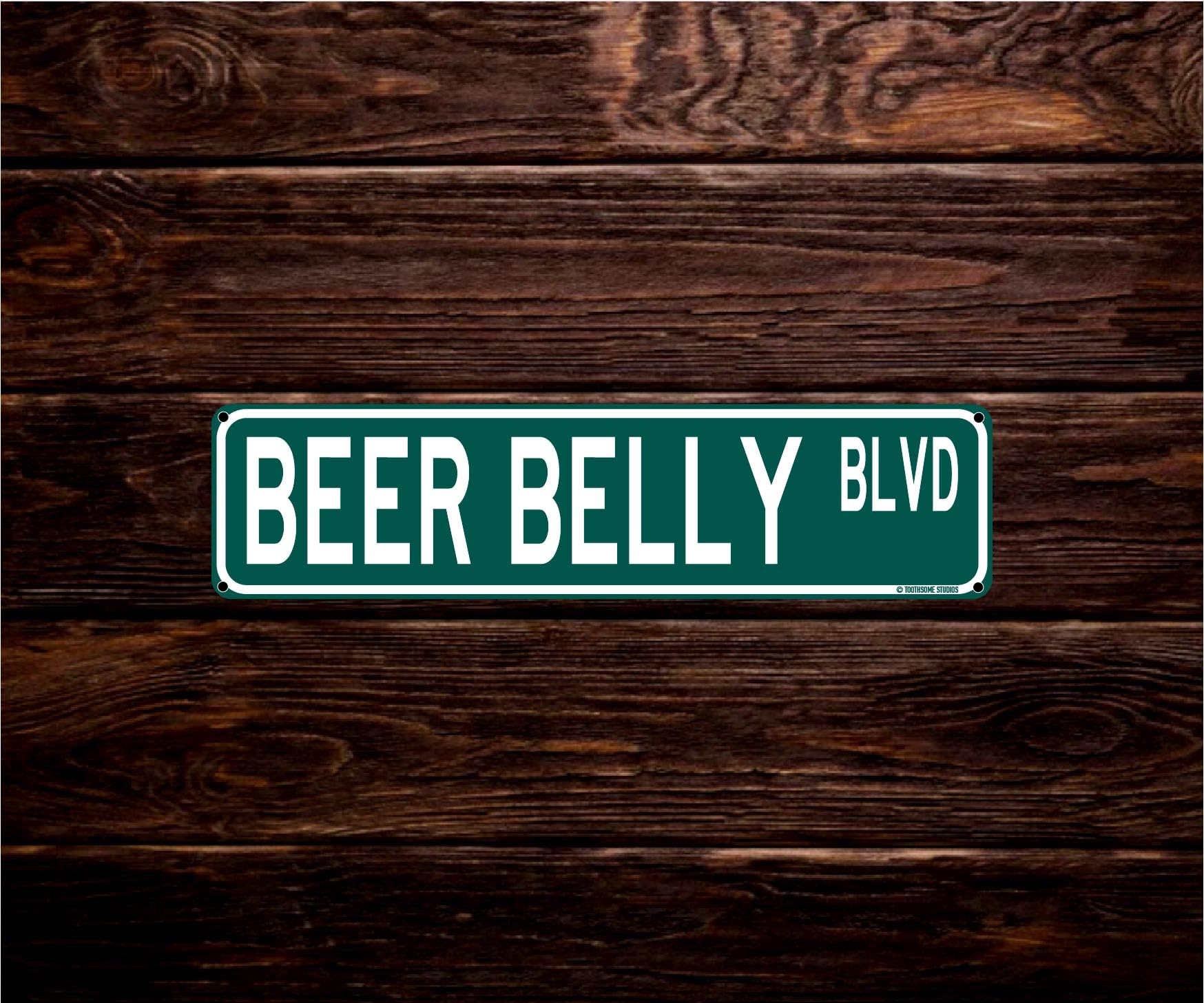 Amazon.com: Beer Belly Blvd Funny Inappropriate 16