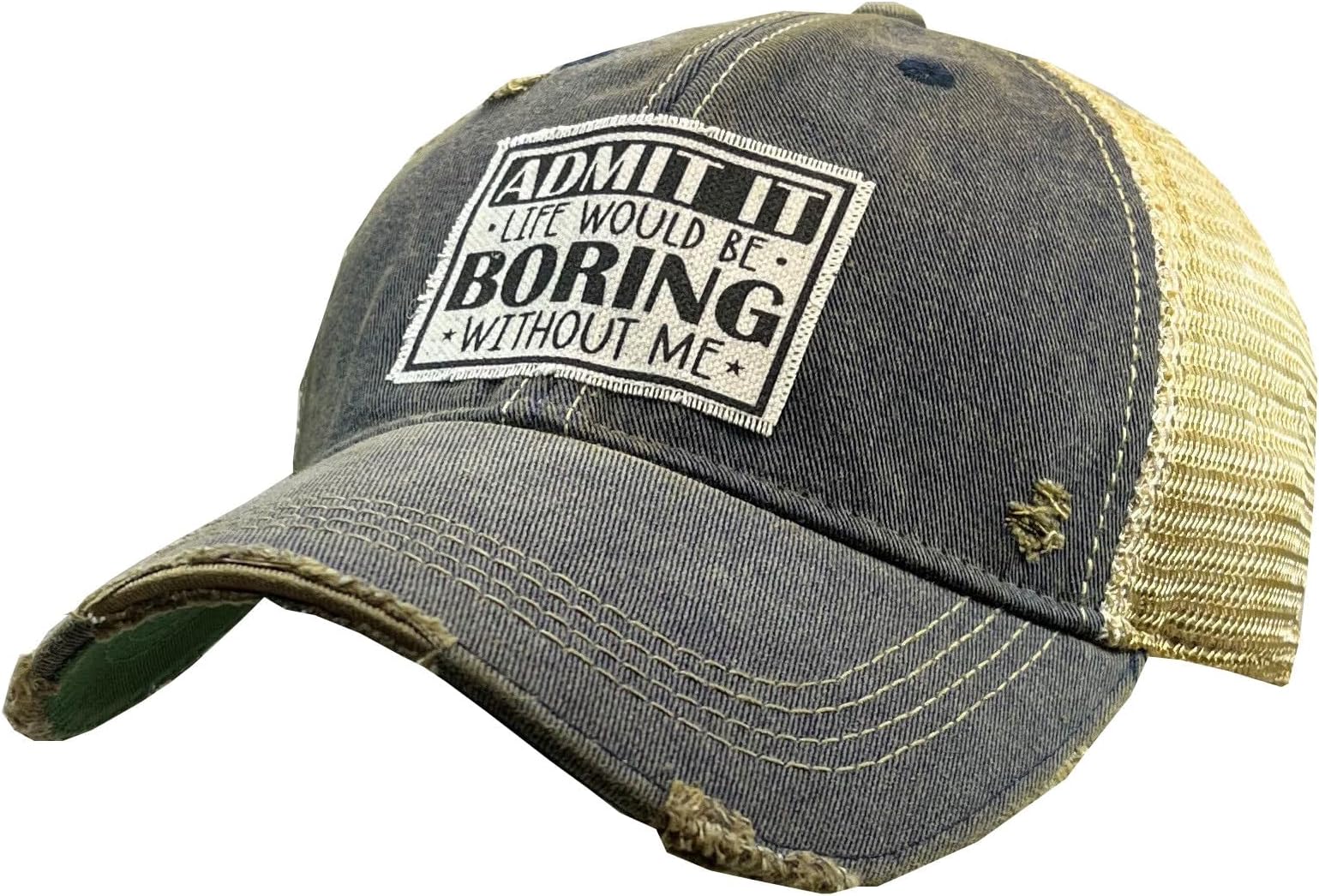VINTAGE LIFE Distressed Trucker Cap