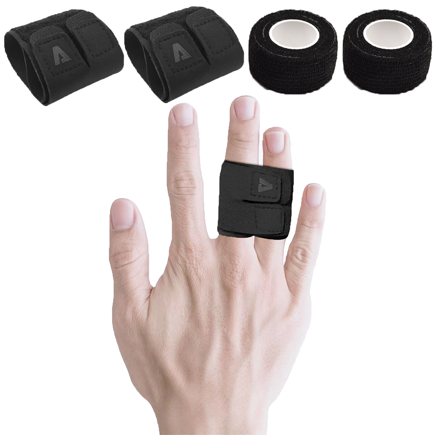 Amazon.co.jp: Aorsky 指サポーター 4パック 親指 小指 人差し指 中指