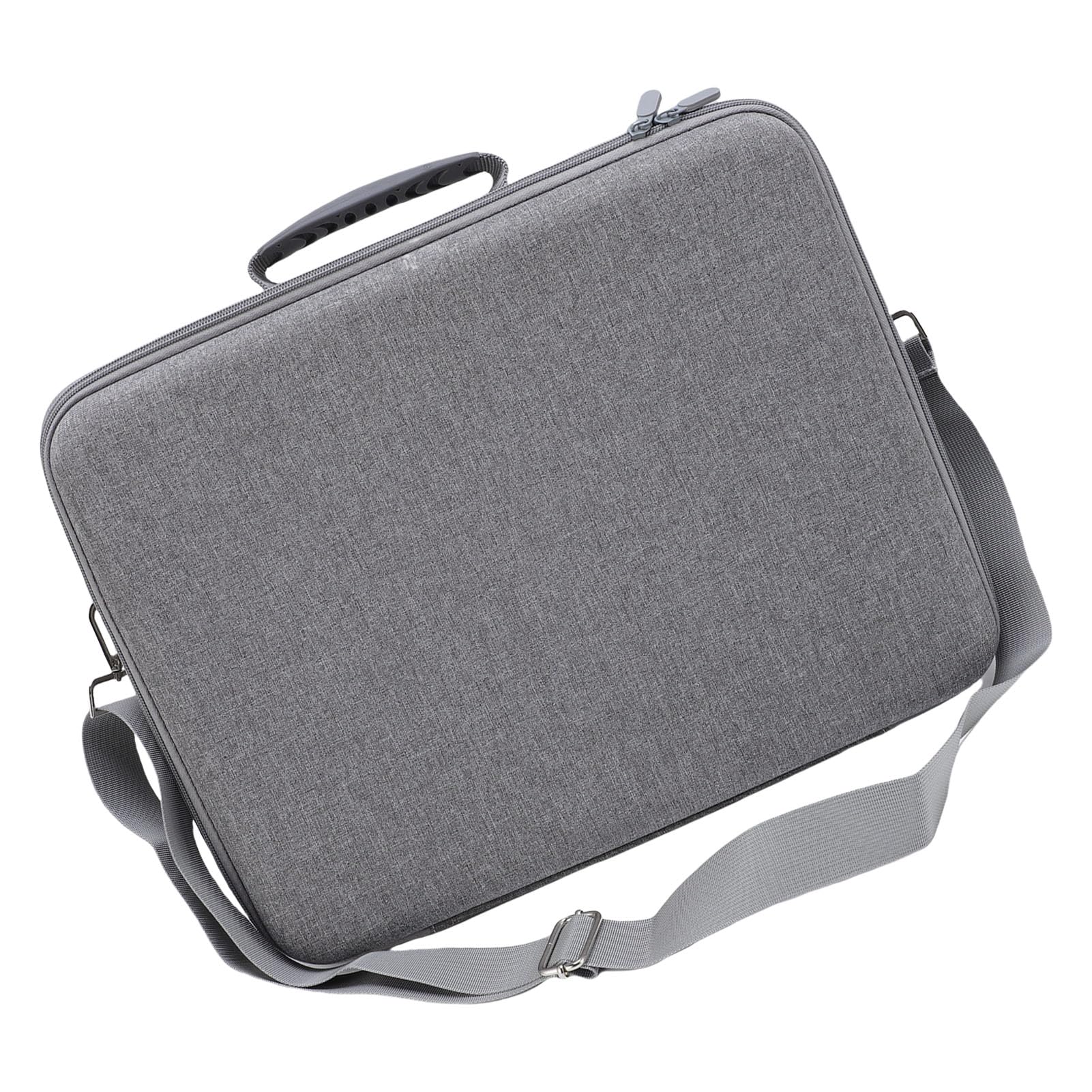 Demeras Estuche de Transporte para Consola Almacenamiento Compacto y Duradero para Controladores y Sistemas de Juego Pro Correa Ajustable Nylon EVA (Gris)