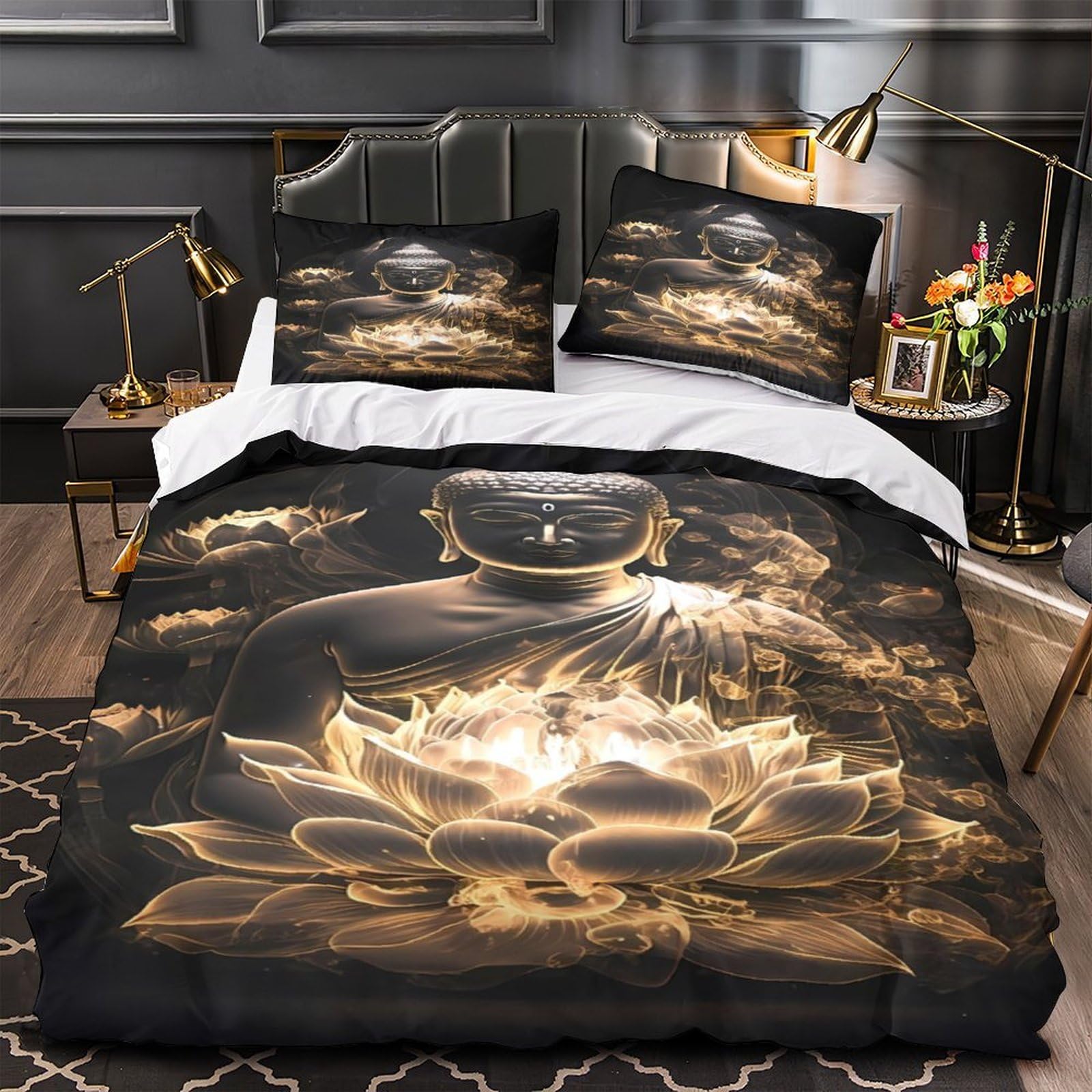Fermeture éclair résistante sur housse couette Border Collie 3D