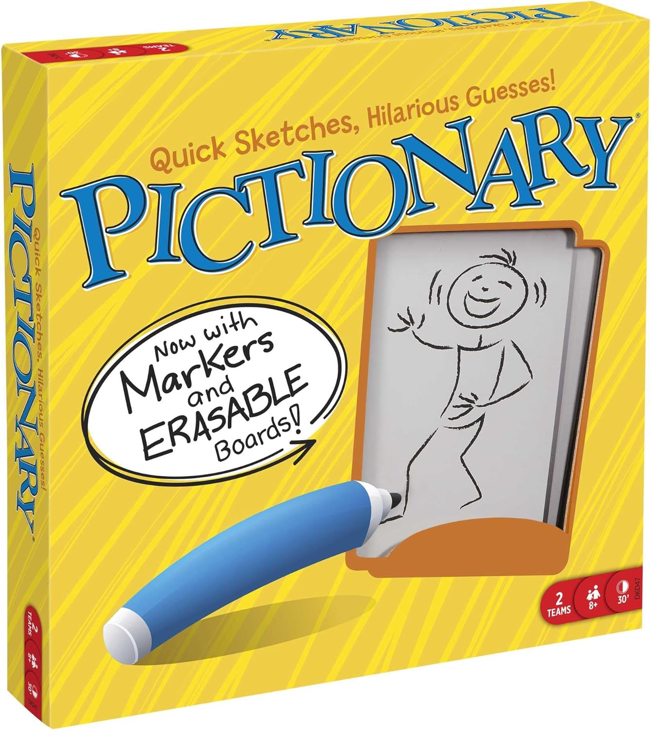 Pictionary Drawing Game, Board Game for Family, Kids, Teens and Adults