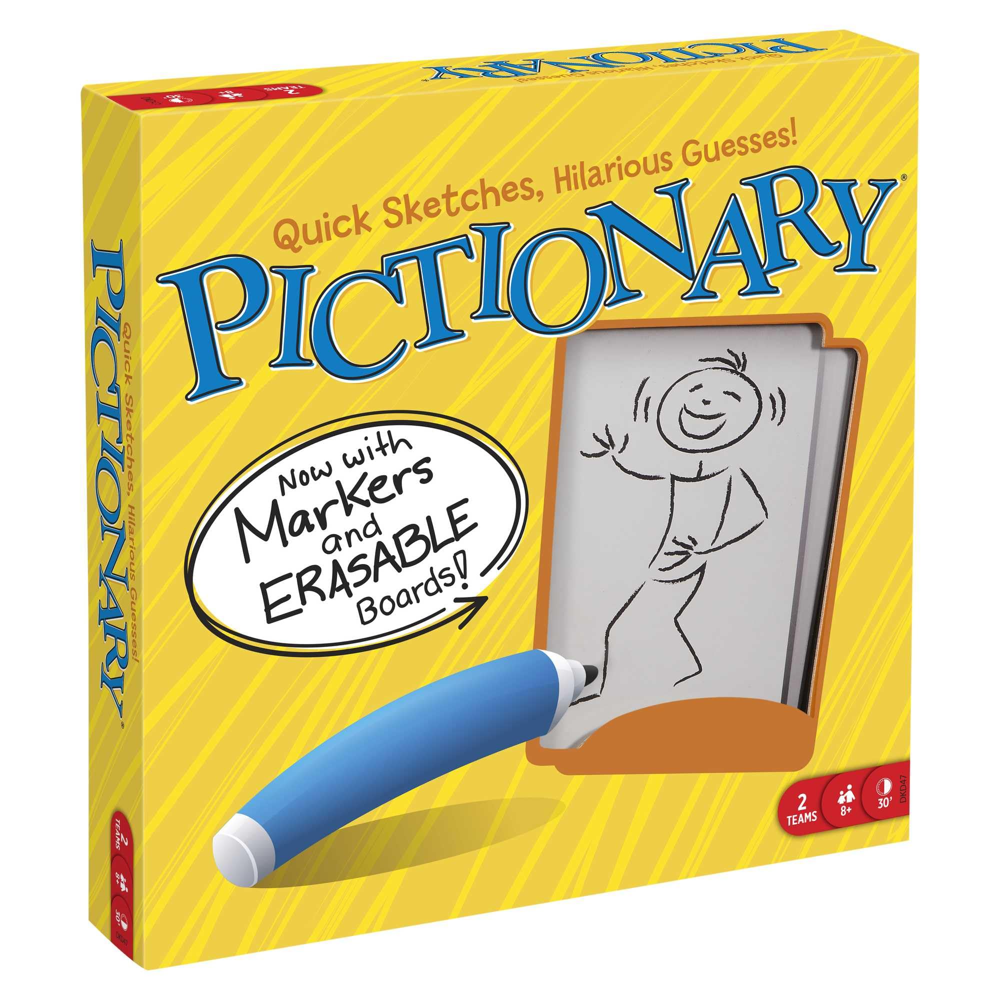 Buy Mattel Games Pictionary Drawing Game Board Game For Family Kids 