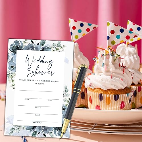 Miniatura 7 de Invitaciones de despedida de soltera de flores silvestres, invitaciones de despedida de soltera de flores de primavera, suministros de ducha de boda