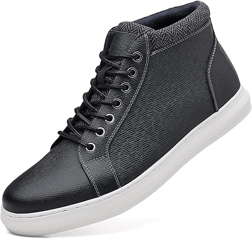 Arkbird Zapatos deportivos de cuero para hombre, estilo clásico, casual, Chukka, botines para hombre
