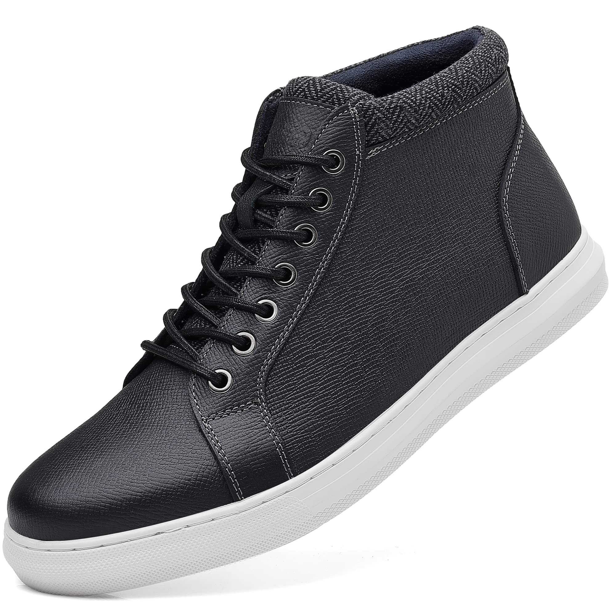 Arkbird Mens Leather Sneaker Fashion Classic Casual Chukka Ankle Boots for Men