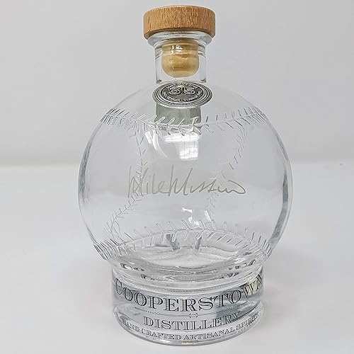 Cooperstown Distillery Mike Mussina National Baseball Hall of Fame - Decantador con licencia grabada de la serie | 25.4 fl oz