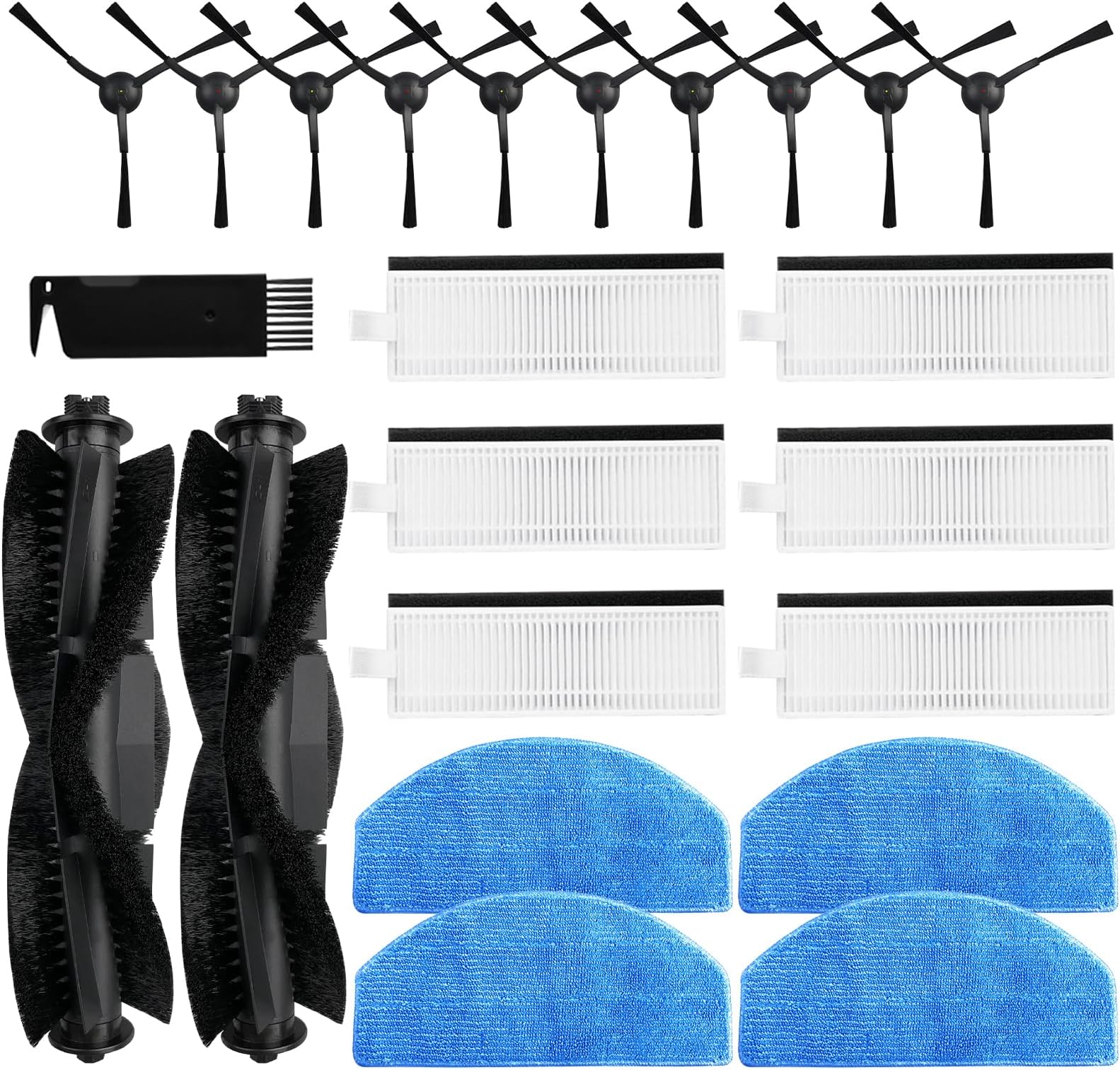 HEPA Filter Für G8000/G8000Pro Saugroboter - 10 Stück Ersatzfilter Set Für Saubere Luft