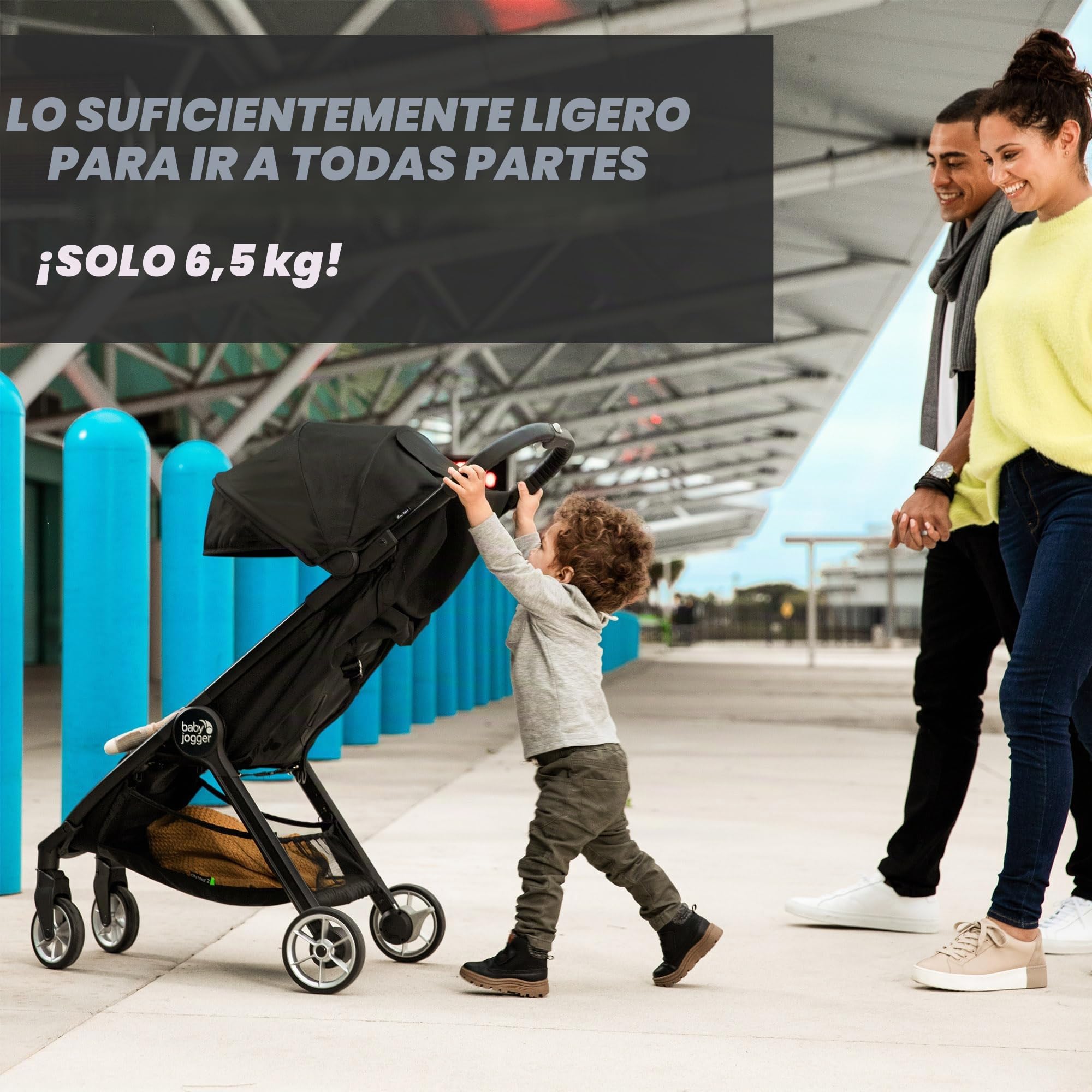 BABY JOGGER City Tour 2 Rich Black. Silla De Paseo Desde Nacimiento Hasta 22 kg. Color Negro, Ritch Black