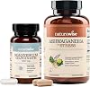 [1] Glicinato de Magnesio NatureWise 625mg – Magnesio Quelado – 30 Cápsulas [Suministro para 30 Días] + [1] Ashwagandha para Estrés + GABA y L-Teanina – 60 Cápsulas [Suministro para 30 Días] 1