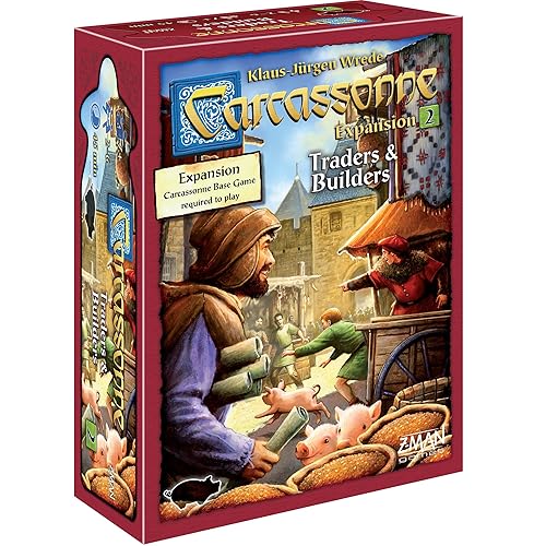 Carcassonne Traders & Builders Board Game EXPANSION 2 | Family