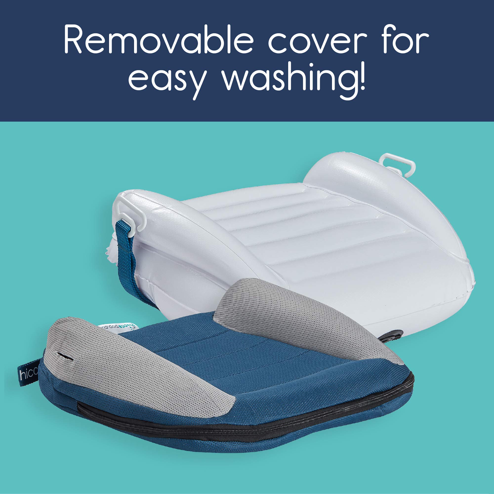 hiccapop UberBoost Inflatable Booster Car Seat Travel Booster Car