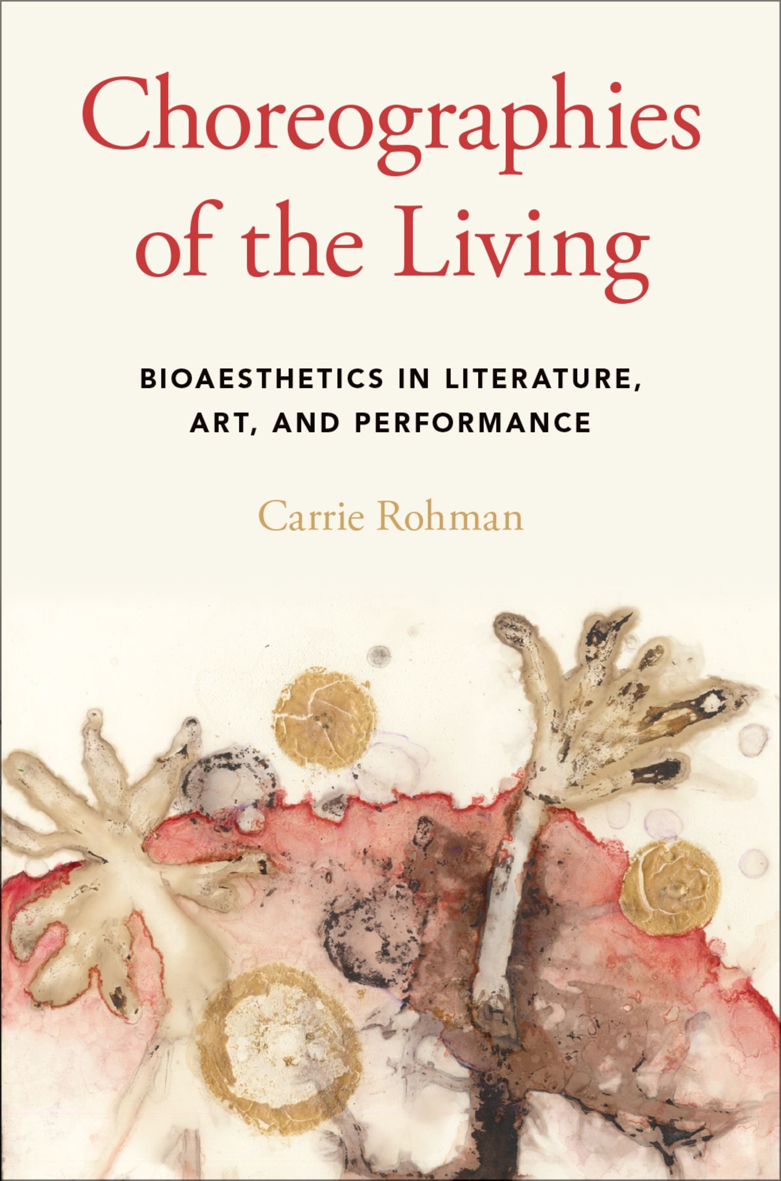 Livre anglais Choreographies of the Living bioaesthetics pour recherche art
