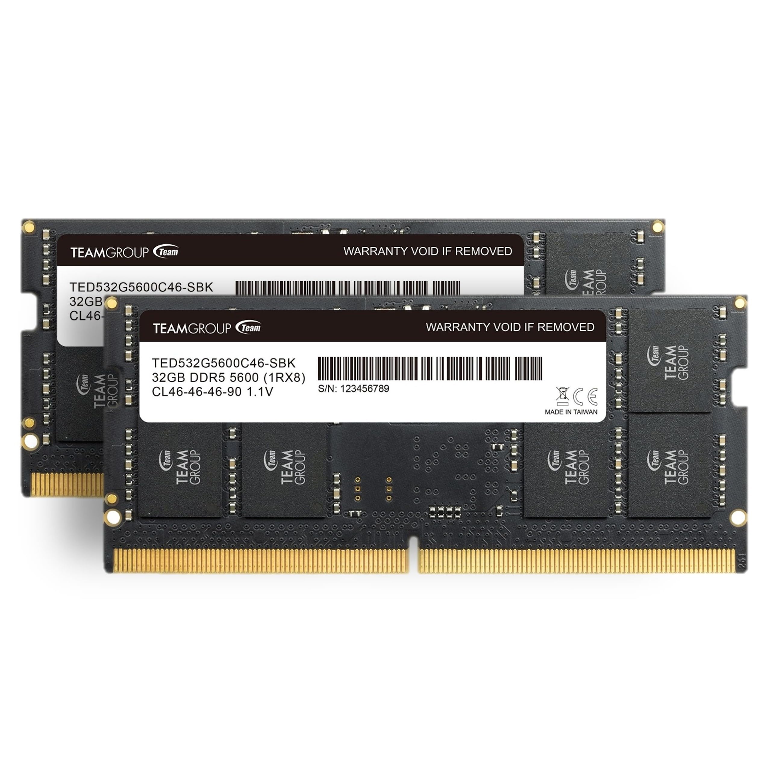 よ*ね様 DDR5 PC用メモリ 64GB Team製 5600MHz TEAMGROUP ノートPC用メモリ DDR5 5600MHz 64GB SODIMM ELITEシリーズ