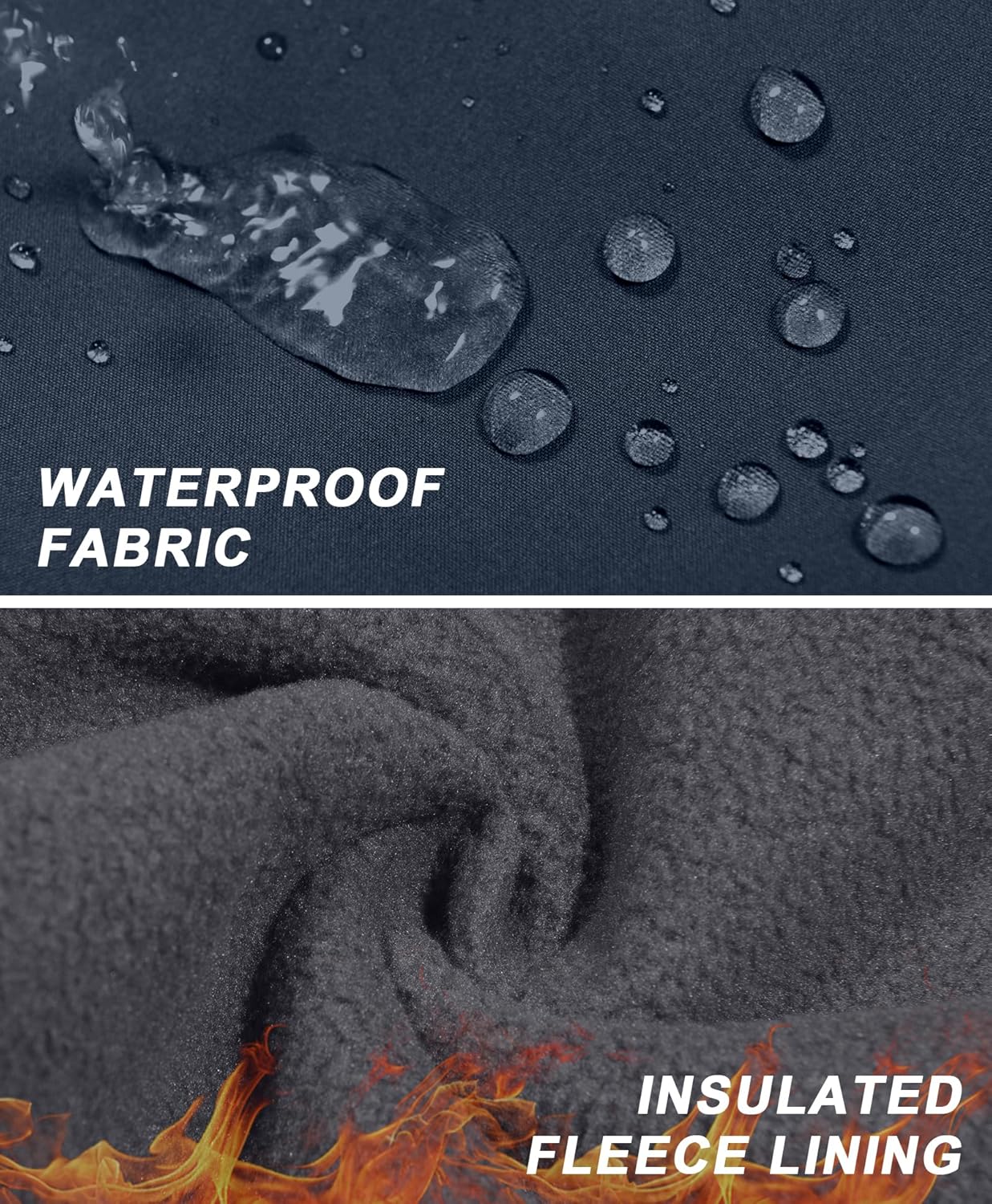 Little Donkey Andy Women's Ski Softshell Pants, Winter Windproof Snow Pants - Image 7