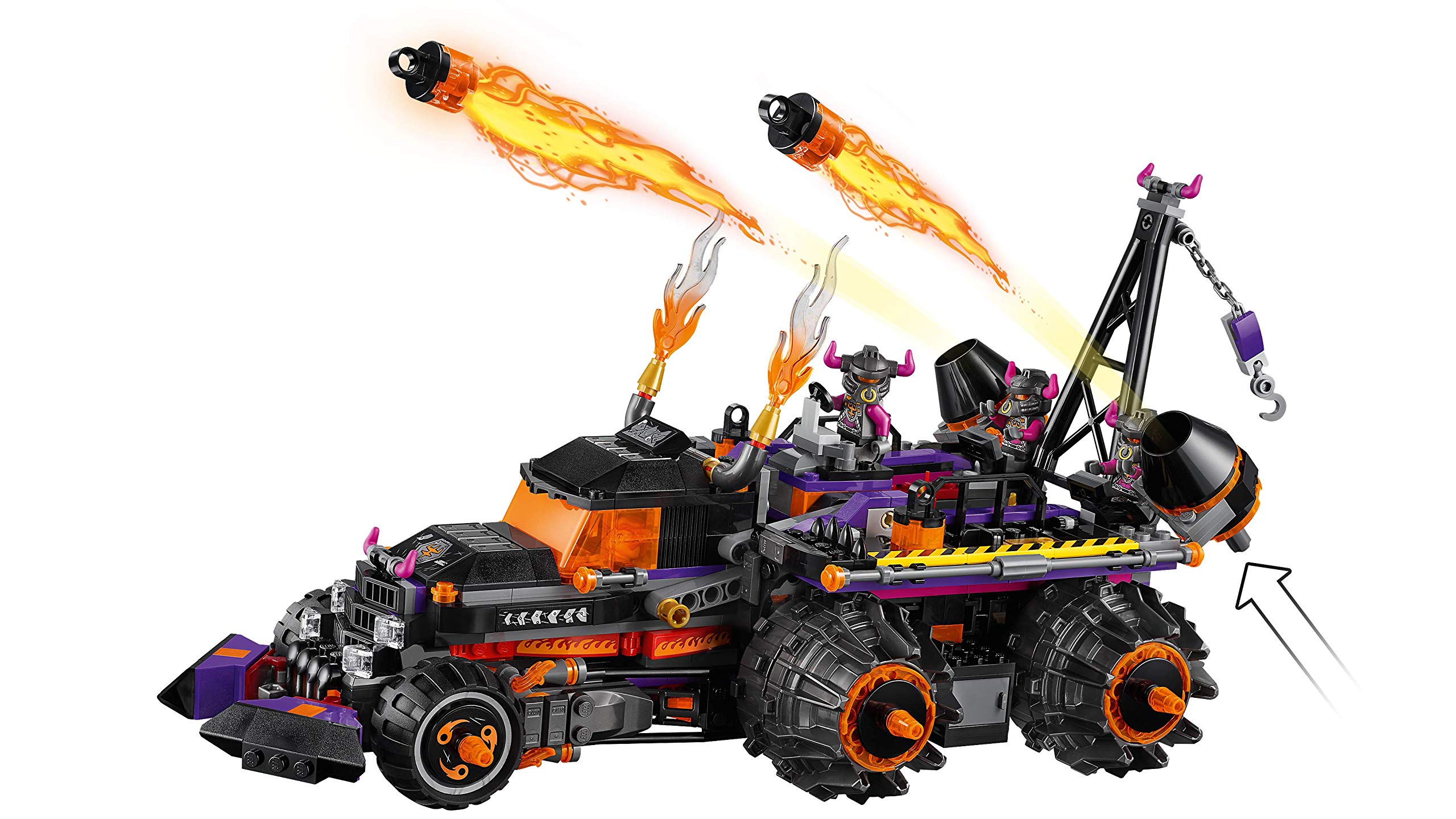 Kuma Son LEGO 80011 Monkie Kid Red Sons Inferno Truck : Amazon.pl