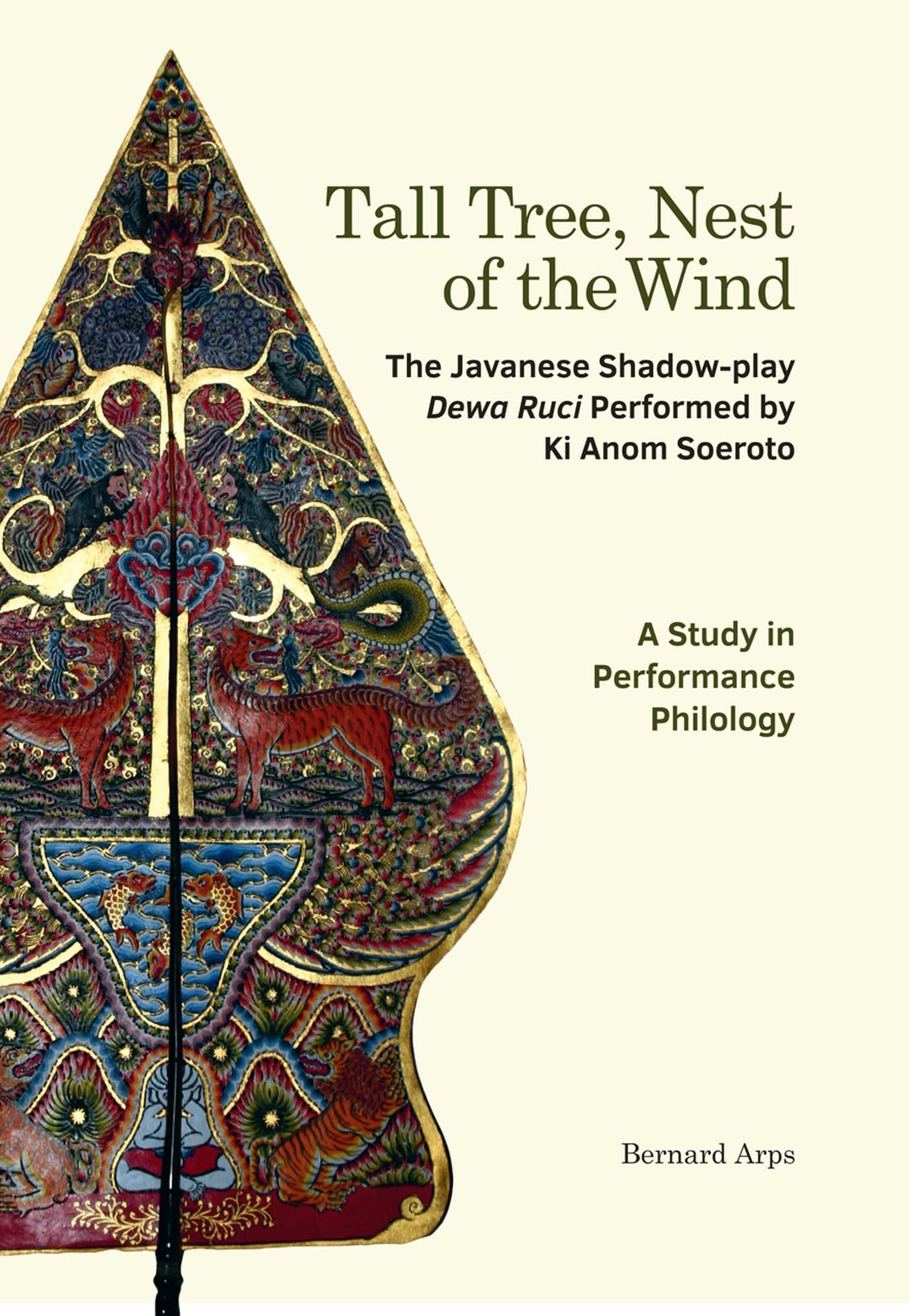 Javanese Shadow-Play Dewa Ruci étude académique de référence sur la performance de Ki Anom Soeroto