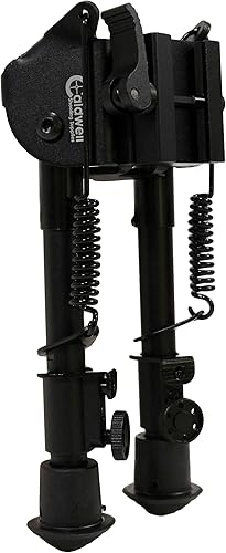 Miniatura 4 de Caldwell XLA - Bípode fijo con diseño plegable patas antideslizantes y patas con muescas para exteriores alcance tiro y caza