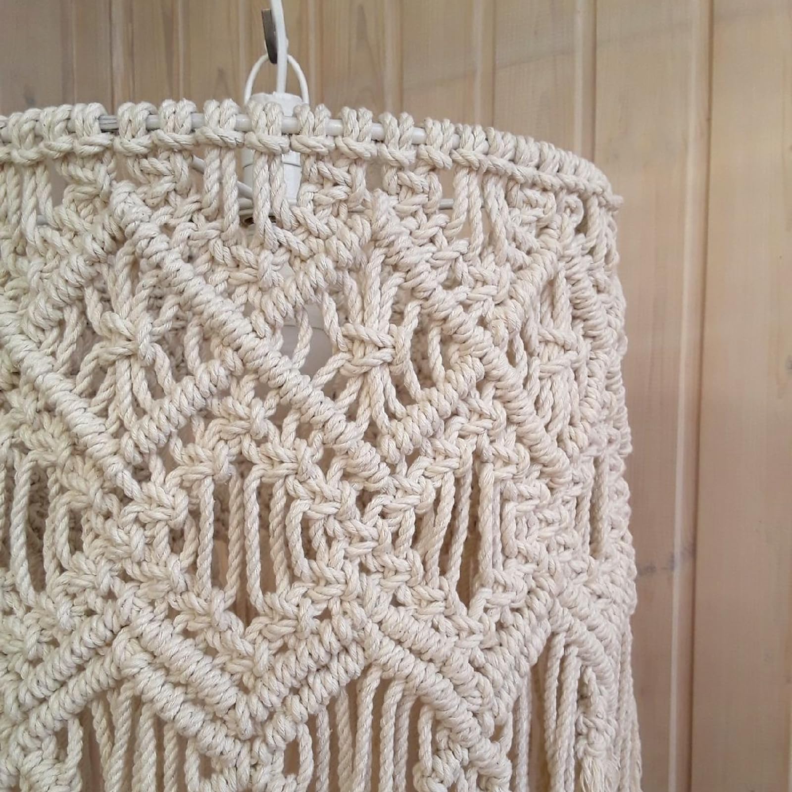 MANCHAP 4 rollos de cordón de macramé blanco de 5 mm, cuerda de algodón de 100 m para manualidades, tejer, decoración