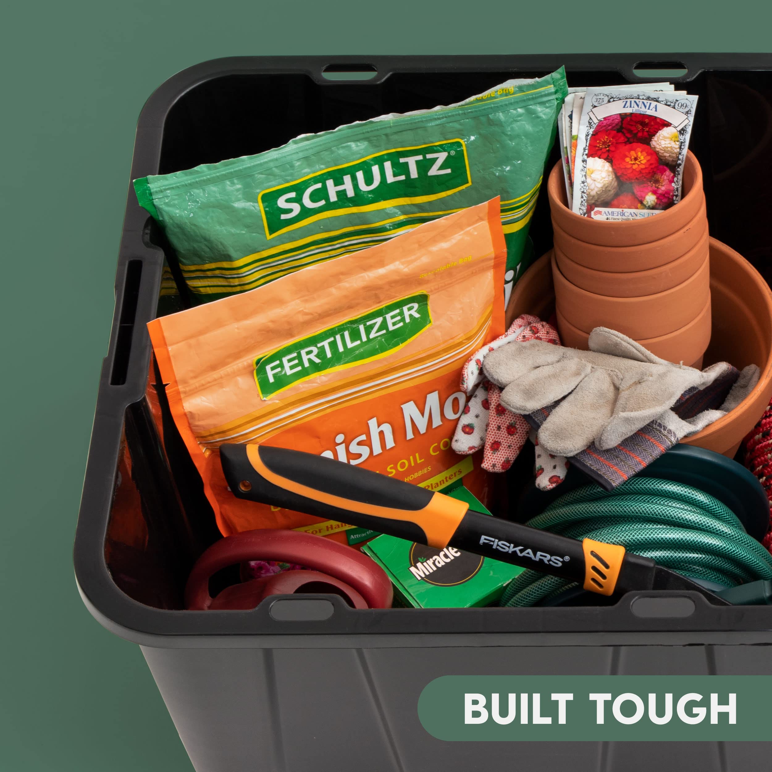 Snapklik.com : IRIS USA 27 Gallon Large Heavy-Duty Storage Plastic Tote ...