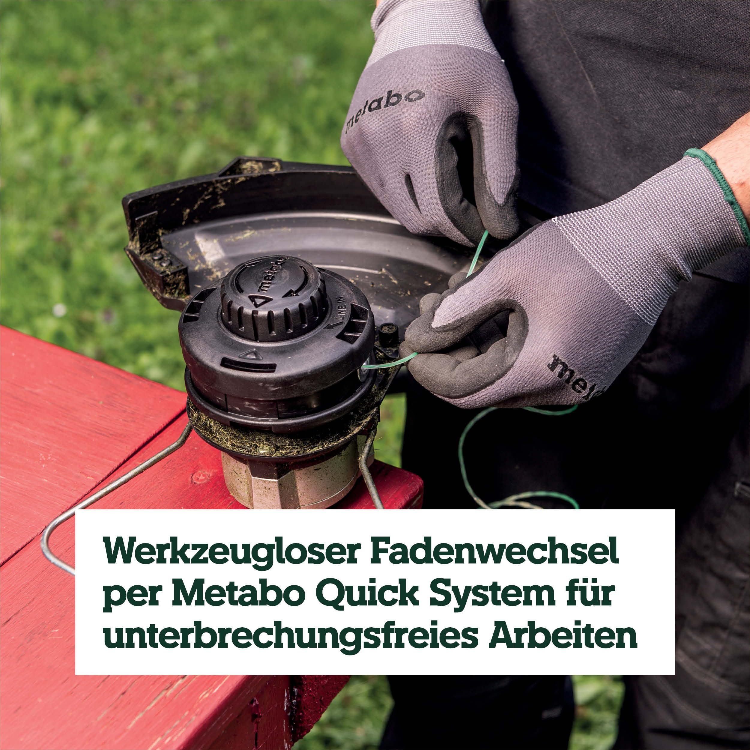 metabo Akku-Rasentrimmer RTD 18 LTX BL 30, Brushless Rasenkantenschneider