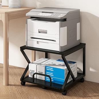 PUNCIA 2-Level Printer Trolley 50 x 50 x 40 cm