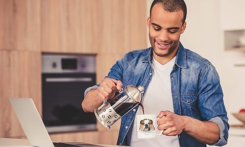 Miniatura 4 de Winston & Bear Taza divertida de Bulldog  Taza de café de cerámica con regalos perfectos de bulldog y divertido diseño lindo para los amantes de los