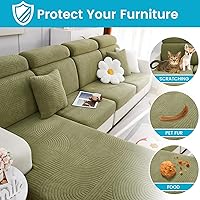 Vista 5 de Beacon Pet Funda de sofá universal resistente al desgaste, fundas de sofá mágicas para interiores 2023, fundas elásticas para sofá modular