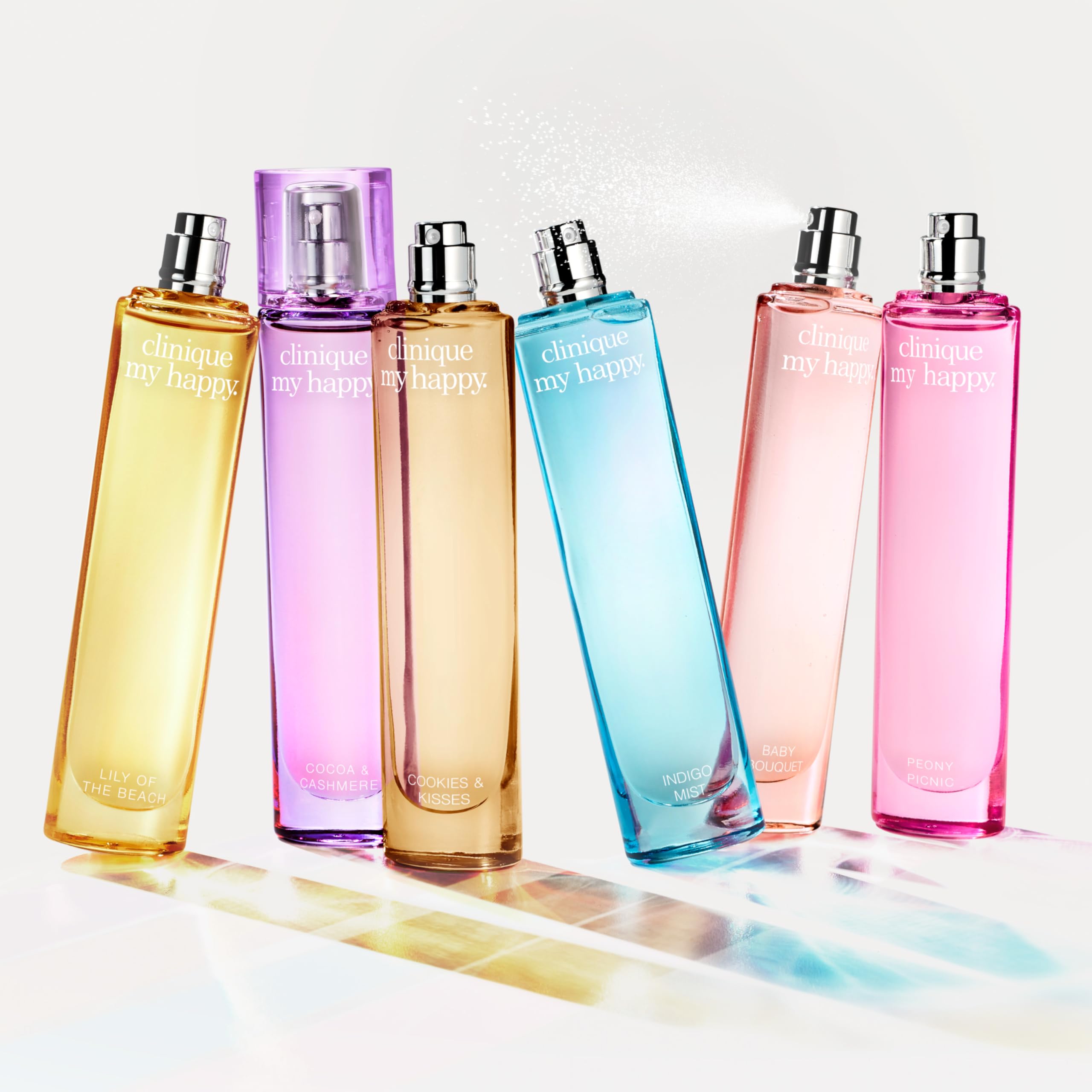 Clinique My Happy Eau de Parfum | Cacao & Cachemire, Baby Bouquet, Cookies & Kisses, Indigo Mist, Lys de Plage, Peony Picnic