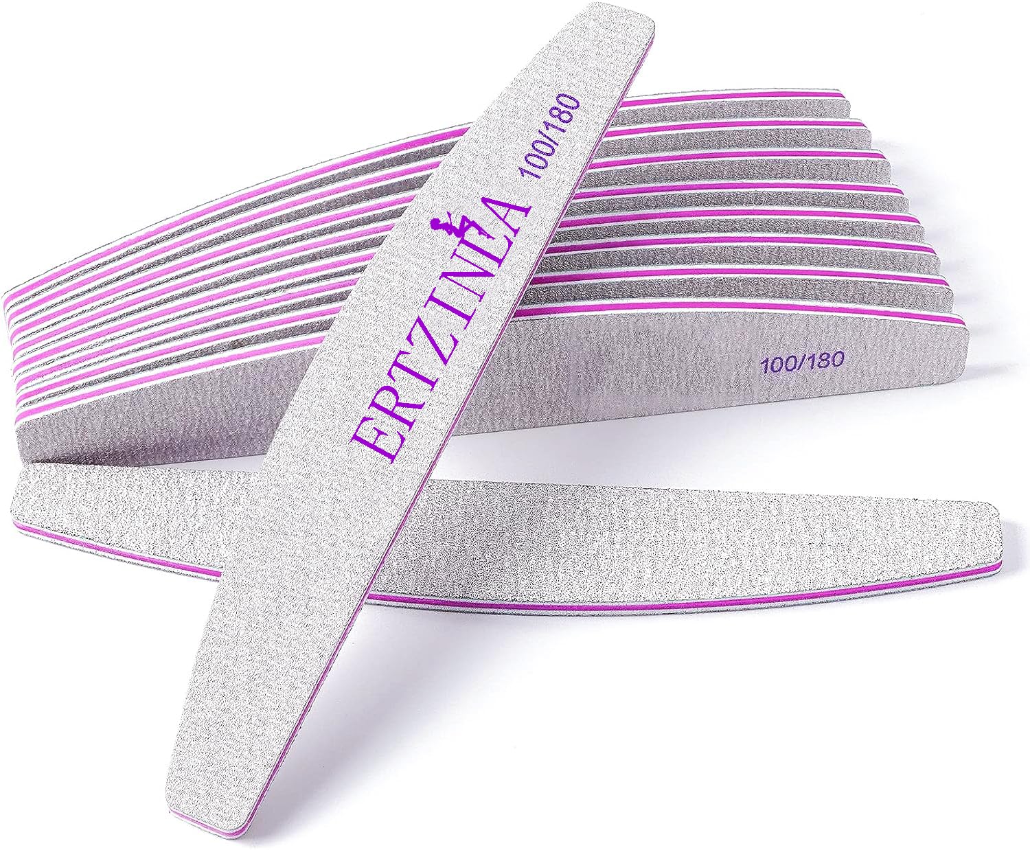 20 PCS Nail Files Double Sided Emery Board(100/180 Grit)