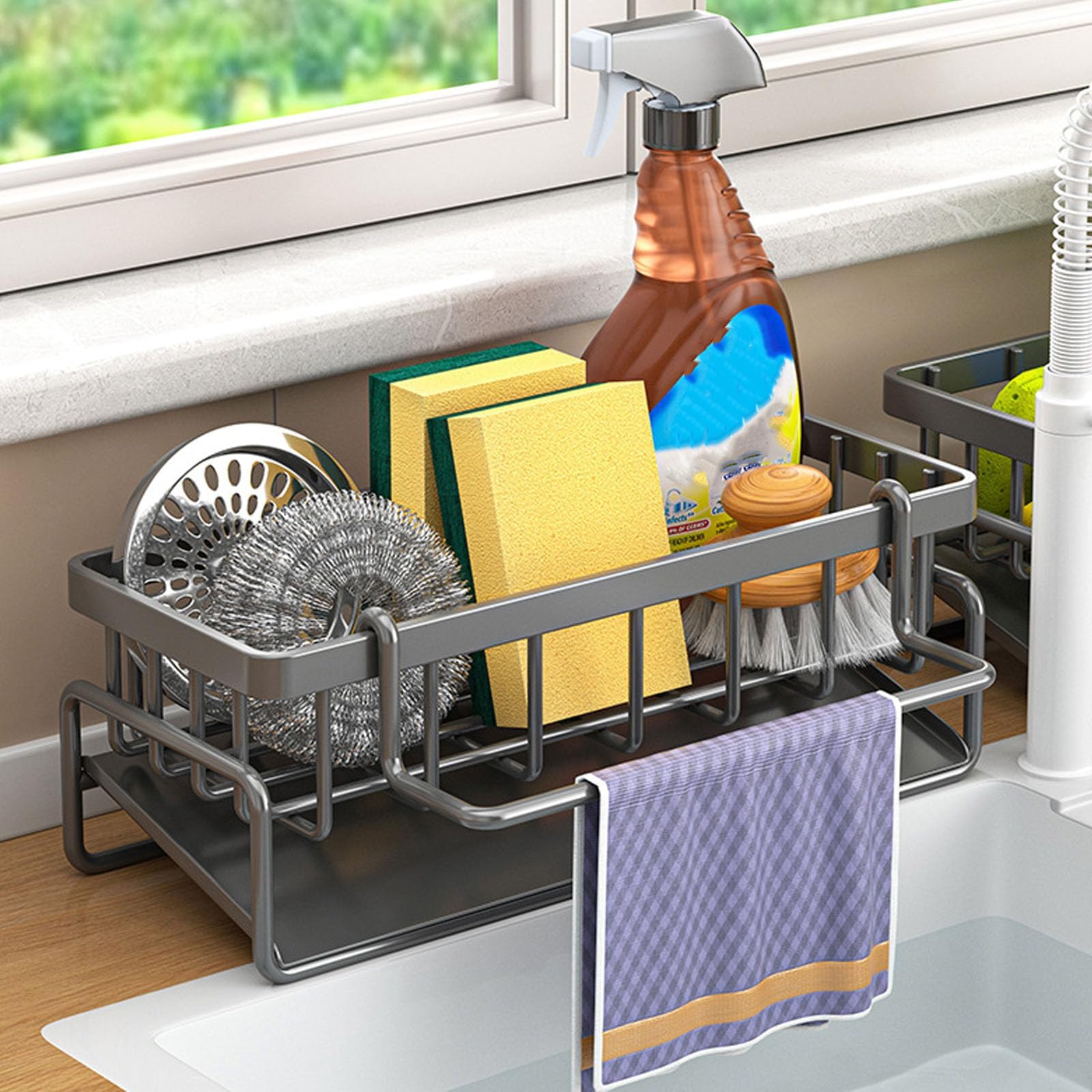 Uniware Chrome Plated Sink Saver/Protector, 17.5x12.5 Inches, 3-Year Rust Free Guarantee