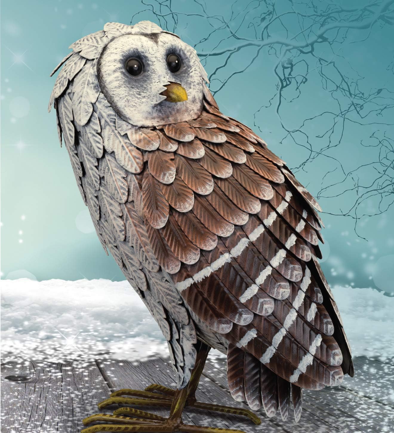 Regal Art & Gift 12447 Barn Owl Decor, Sitting, Multi
