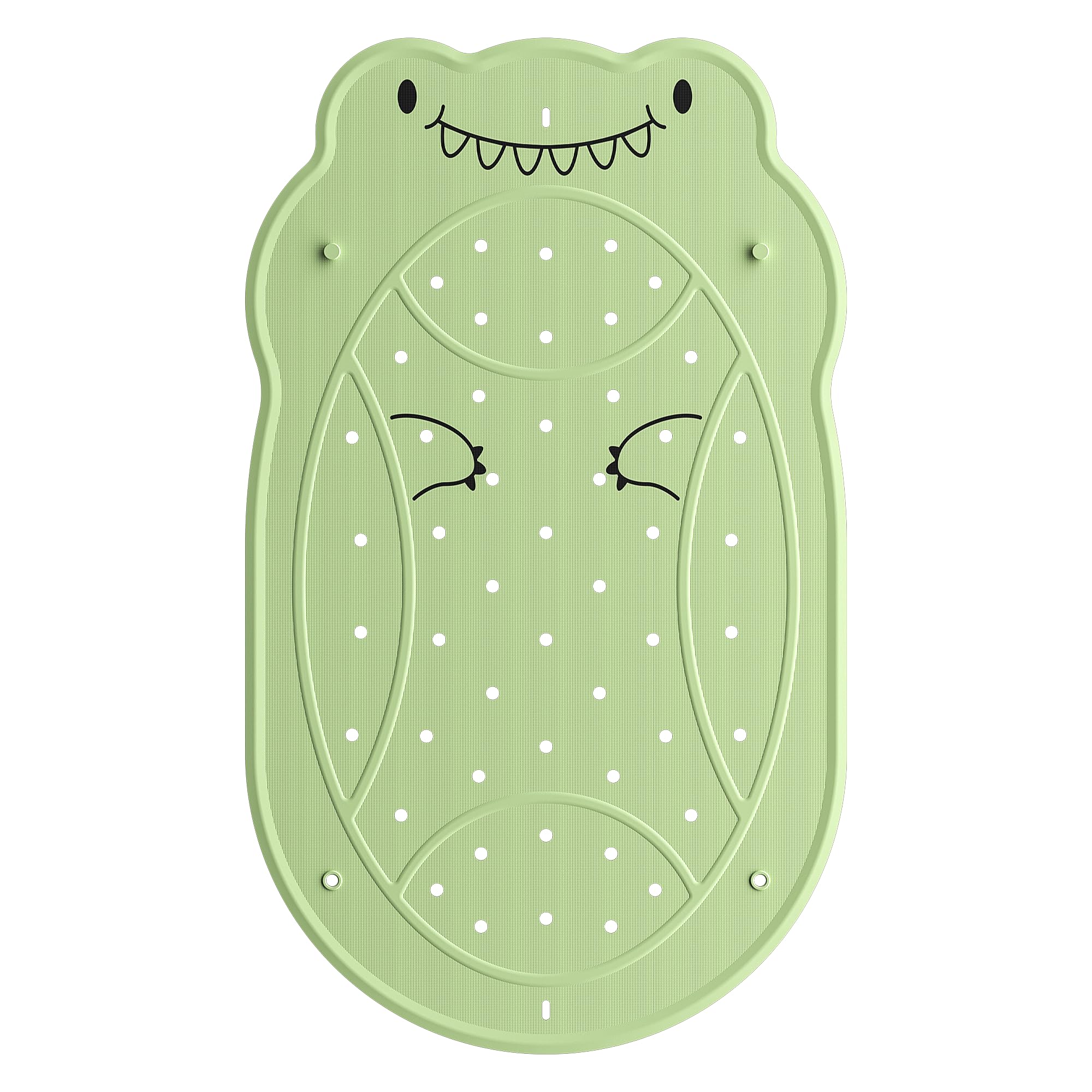 UNEEDE Dinosaur Kids Bathtub Mat - Extra Thick Rubber Shower Mat for Toddlers, 30"x18" Bath Mat with 100+ Suction Cups, Machine Washable Tub Pad for Babies & Children's Bath Time Comfort