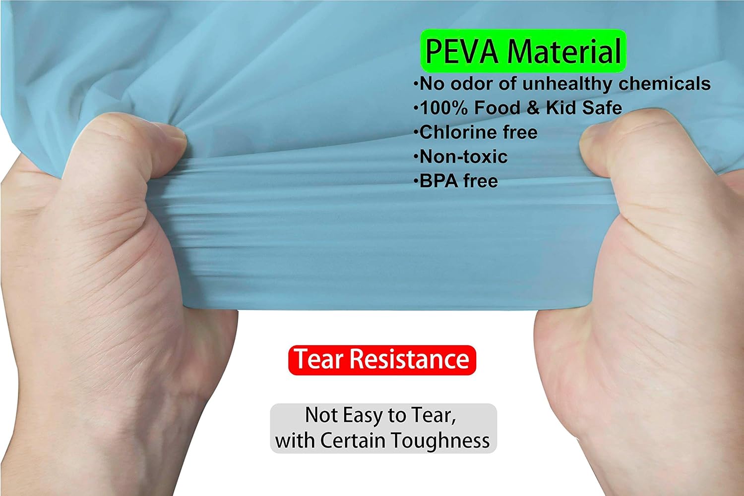 Light Blue Plastic Tablecloths 3 Pack Disposable Table Covers 84 Inches Circle Shower Party Tablecovers PEVA Vinyl Table Cloths for Round Tables up to 6 ft and Picnic BBQ Birthday Wedding Banquet : Home & Kitchen