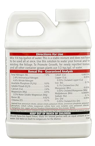 Miniatura 2 de Dyna-Gro BON-008 Bonsai-Pro - Alimento líquido para plantas 7-9-5, 8 onzas (2, 8 onzas)