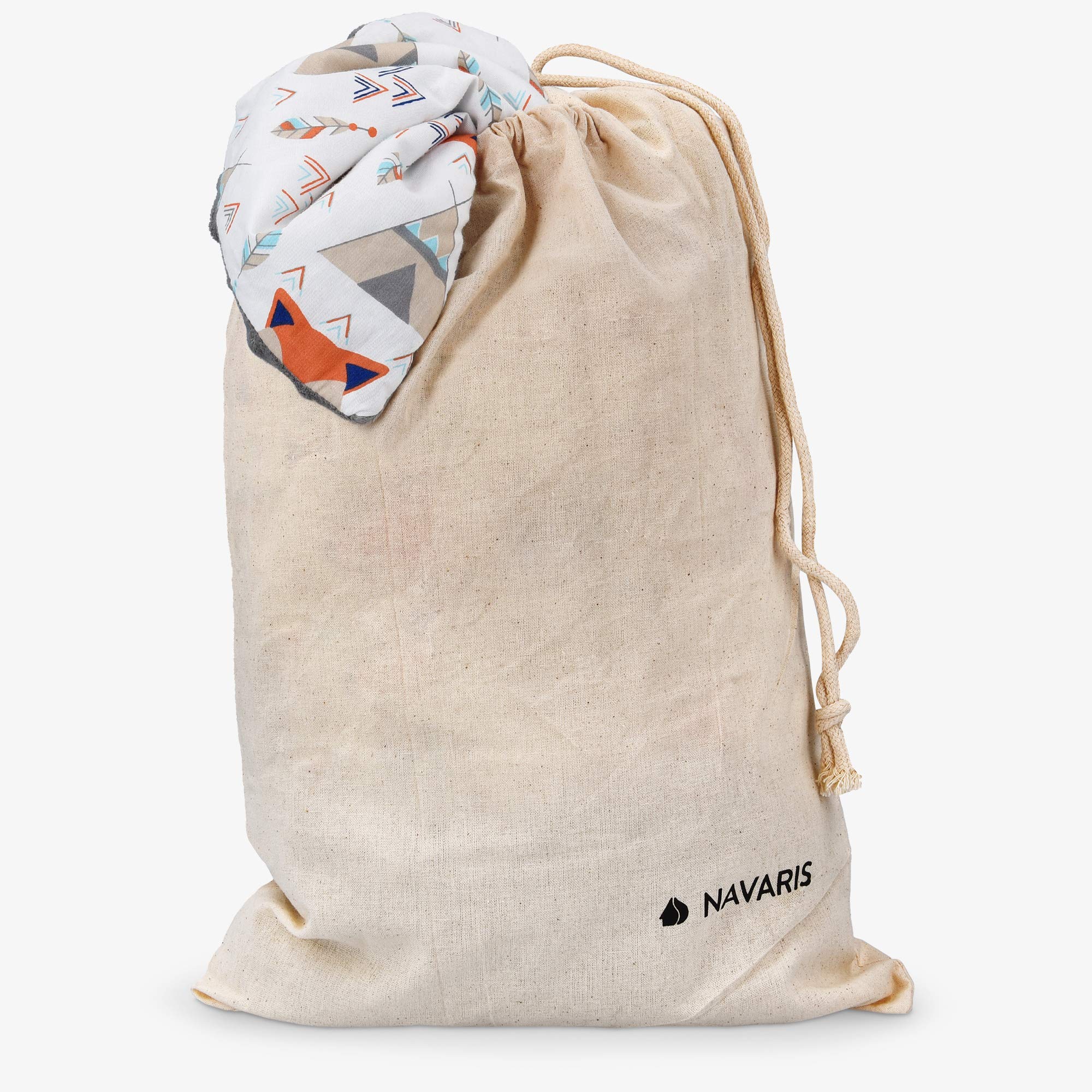 Navaris Coperta Bimbi Neonati per Seggiolino Auto - Coperta Neonato in Cotone per Carrozzina Ovetto Passeggino - Baby Blanket Universale 70x90cm