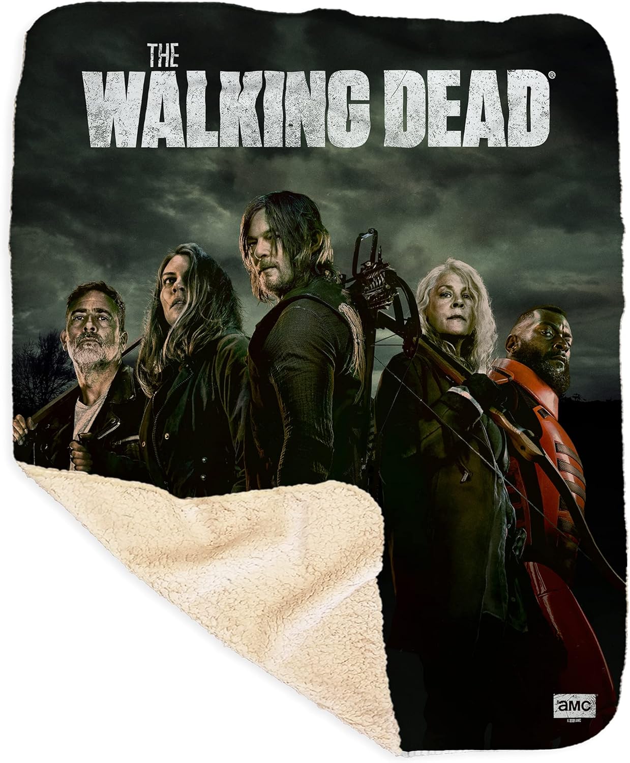 The Walking Dead Season 11A Key Art Sherpa Blanket