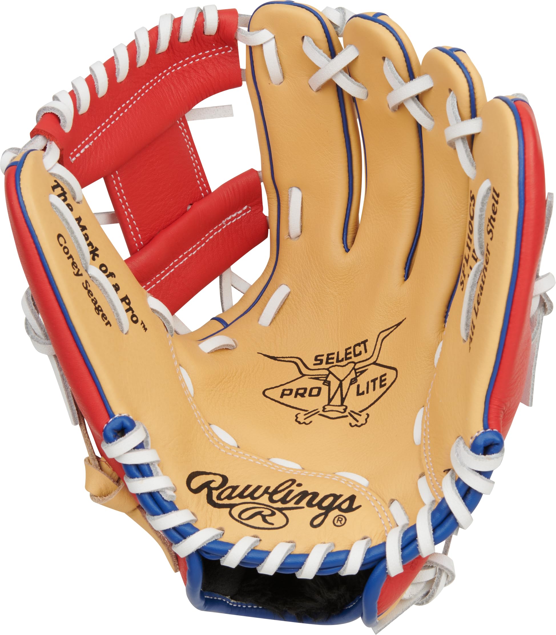 Rawlings Select Lite Youth Baseball Glove | PRO Player Models | Sizes 10.5"-12.25" | Multiple Styles, Guanto Ragazzo