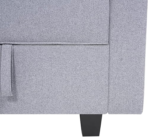 Miniatura 7 de Naomi Home Sofá modular módulo medio con almacenamiento Accent silla sin brazos para sofá modular, sofá modular personalizable, sofá seccional